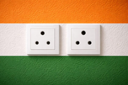 gniazdko elektryczne typ D typ M w Indiach