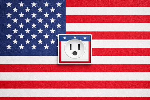 gniazdko elektryczne w Stanach Zjednoczonych USA typ A